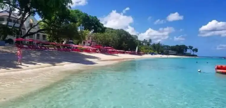 Sandy Lane Beach view of sea