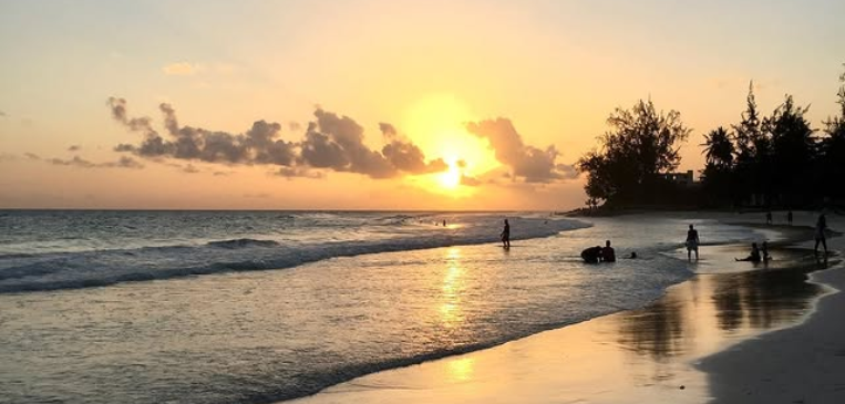 Sunset at Accra Beach
