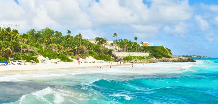 Crane Beach in Barbados