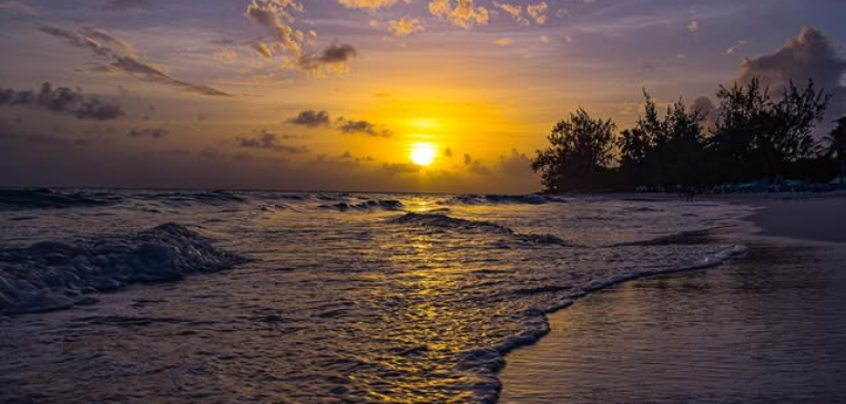 Rockley Beach Sunset in Barbados