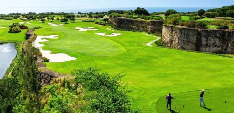 Golf course at Sandy Lane Hotel in Barbados