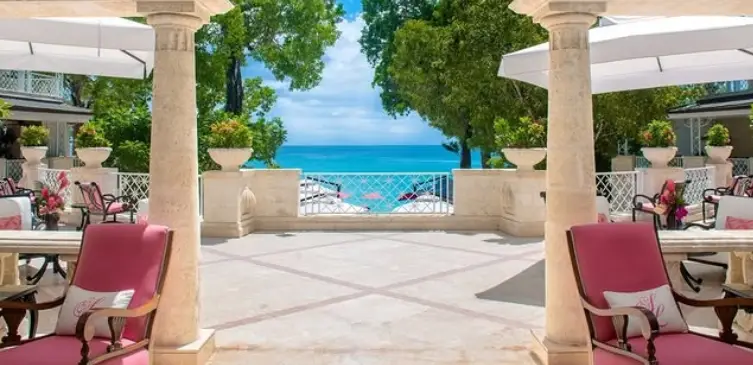 Concourse at Sandy Lane Hotel in Barbados