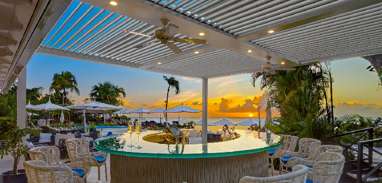 Bar Outside at The House by Elegant Hotels in Barbados