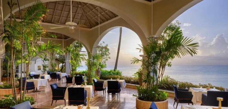Dining At The Fairmont Royal Pavilion in Barbados